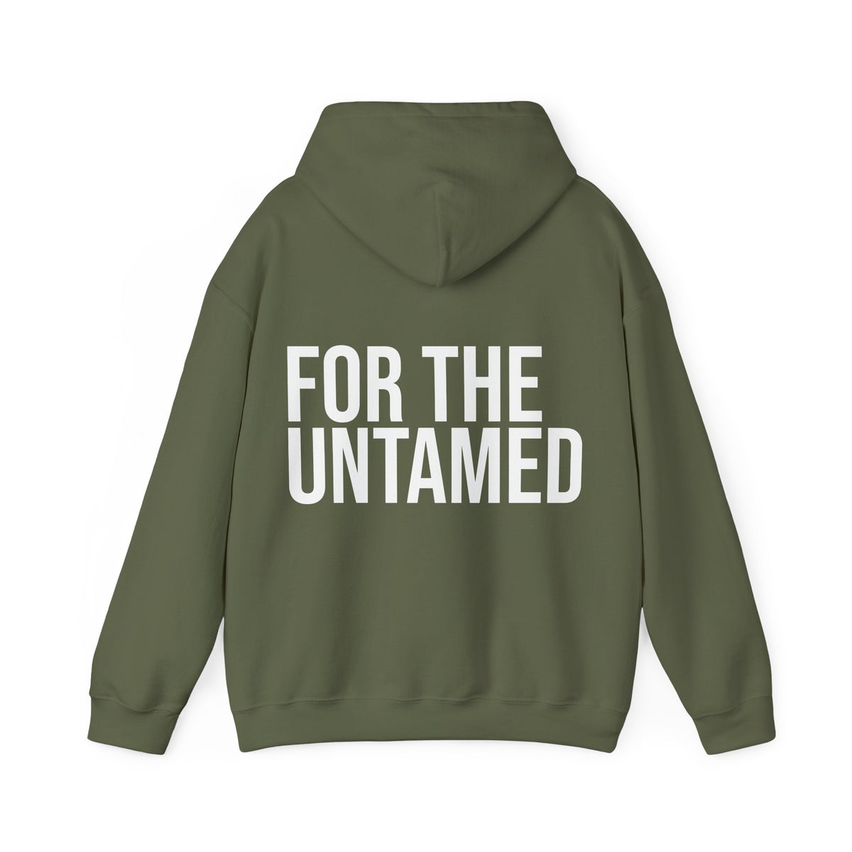 UNTLD Military Green Unisex Hoodie – “FOR THE UNTAMED”