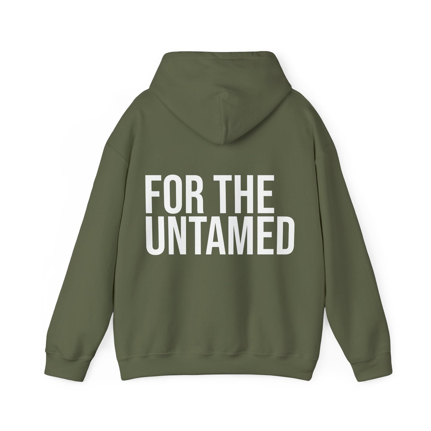 UNTLD Military Green Unisex Hoodie – “FOR THE UNTAMED”