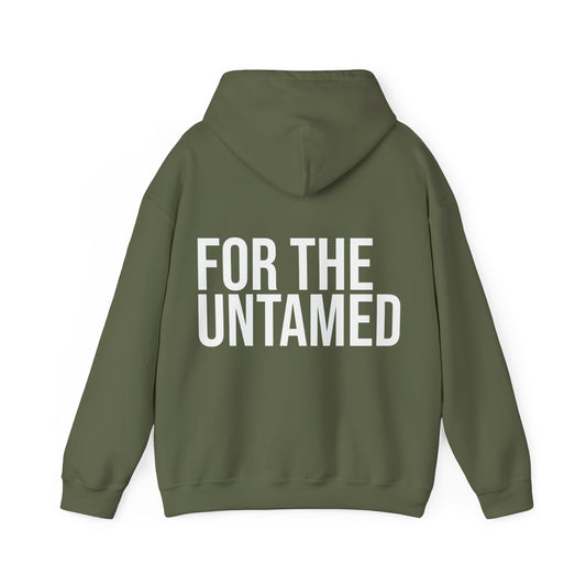 UNTLD Military Green Unisex Hoodie – “FOR THE UNTAMED”