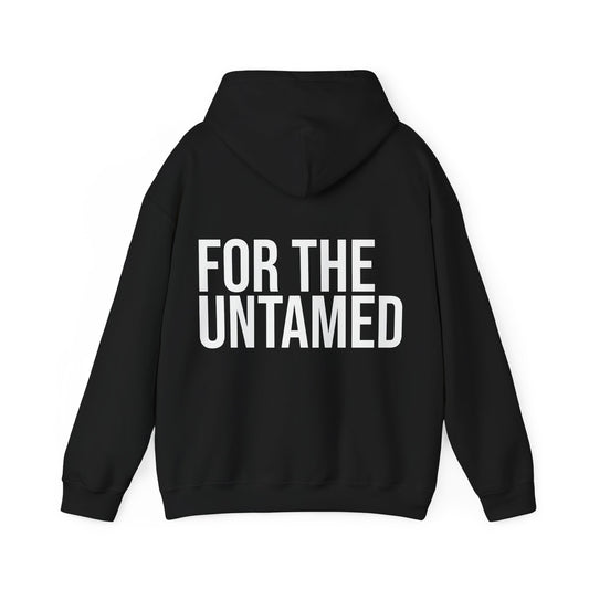 UNTLD Black Hoodie – “FOR THE UNTAMED”