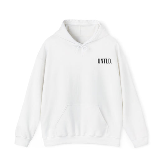 UNTLD. Essential White Hoodie – Unisex