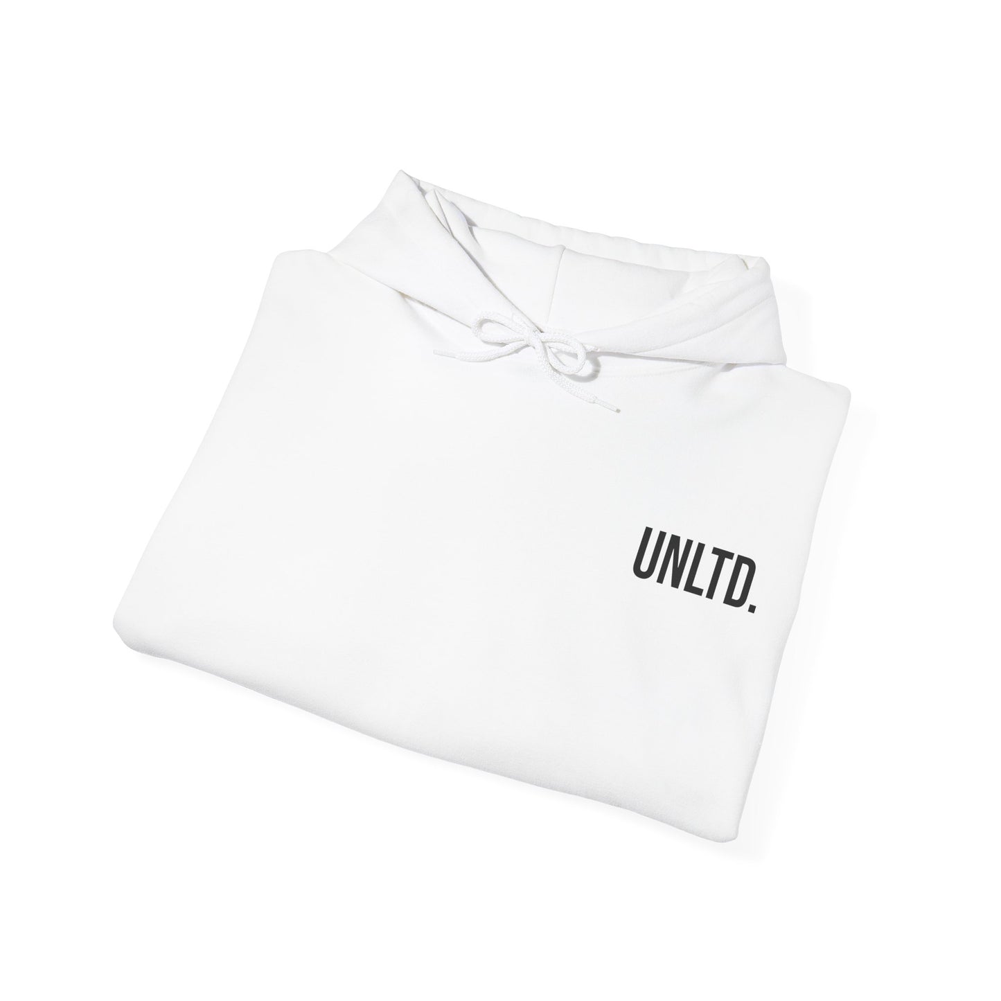 UNTLD. Essential White Hoodie – Unisex