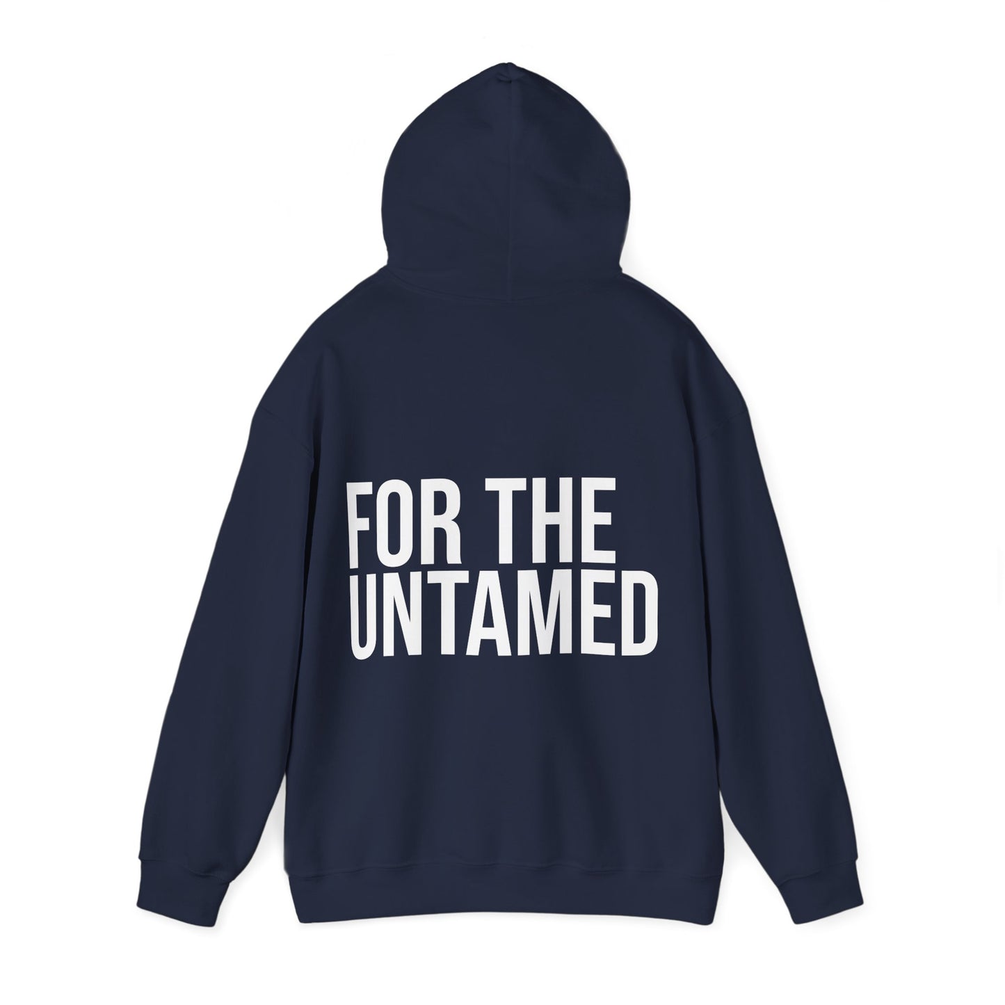 UNTLD Navy Hoodie – “FOR THE UNTAMED”
