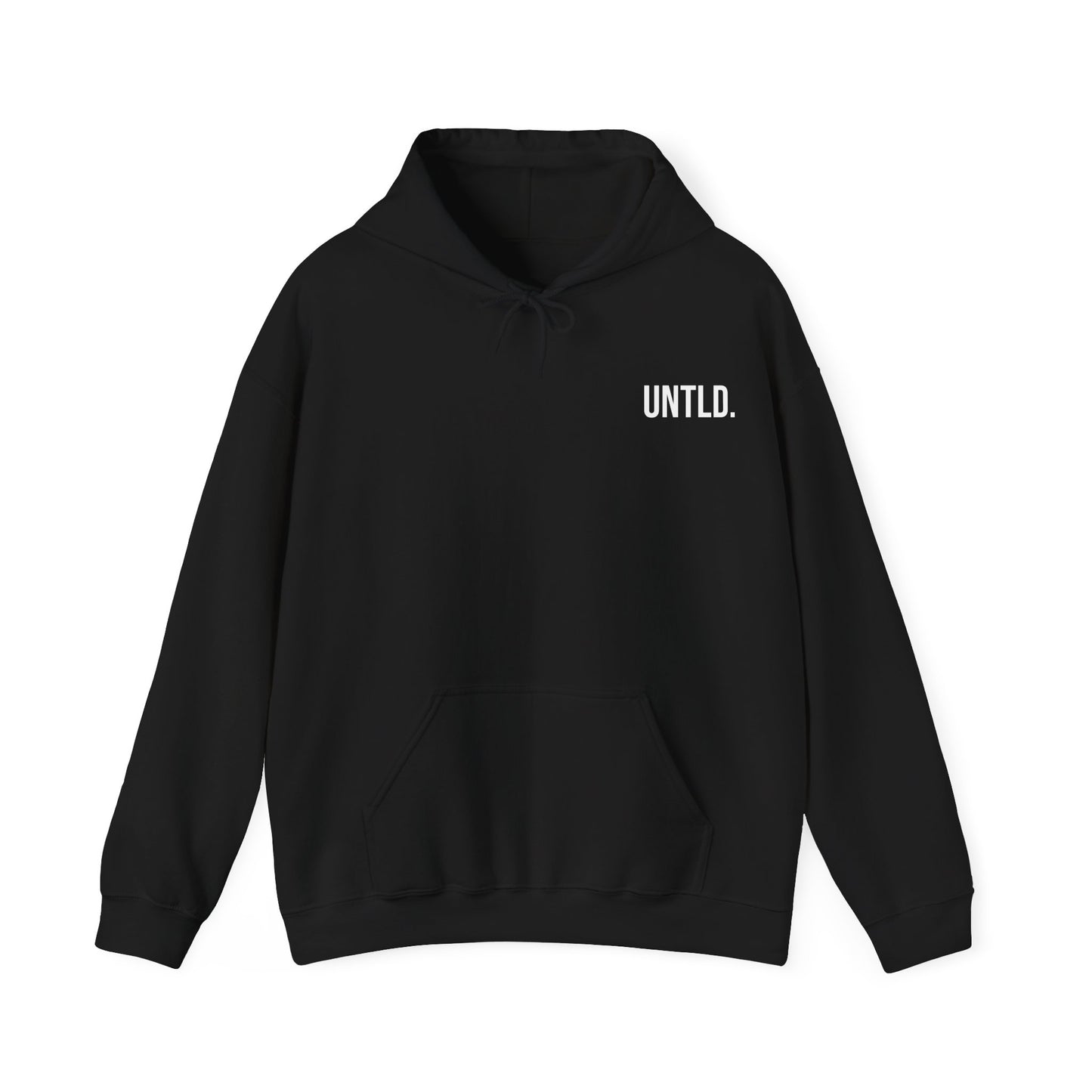 UNTLD. Essential Black Hoodie – Unisex