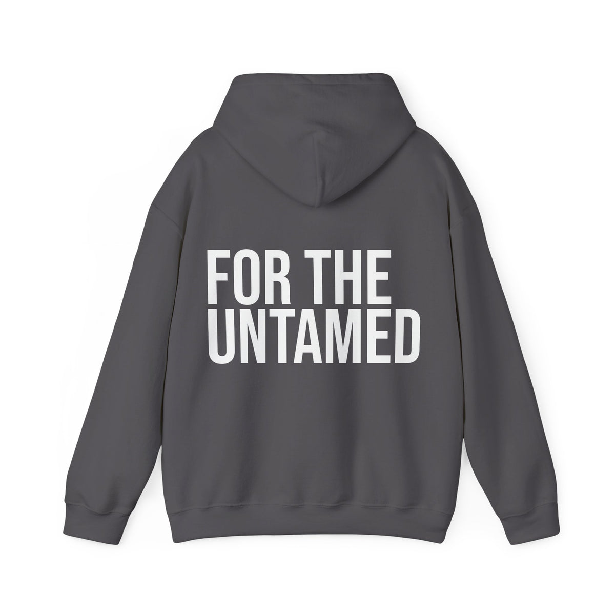 UNTLD Charcoal Hoodie – “FOR THE UNTAMED”