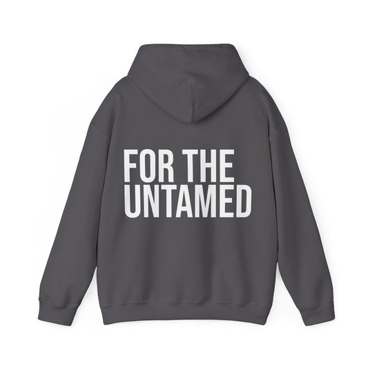 UNTLD Charcoal Hoodie – “FOR THE UNTAMED”