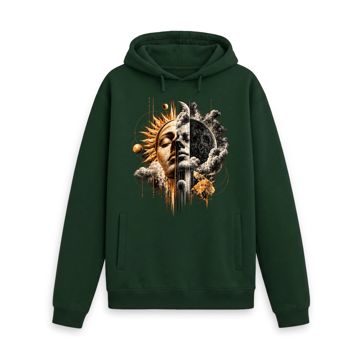 Evergreen Printed Hoody Front