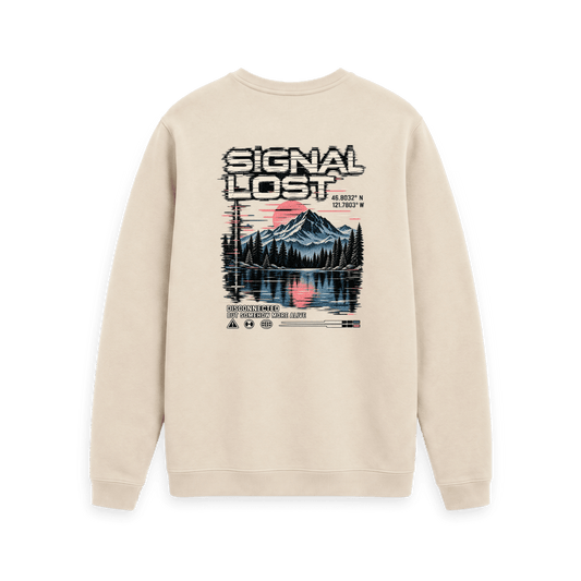 Oat Printed Sweater Back
