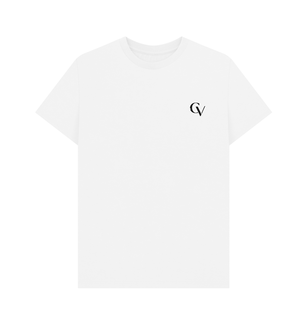 White Printed T-shirt Front