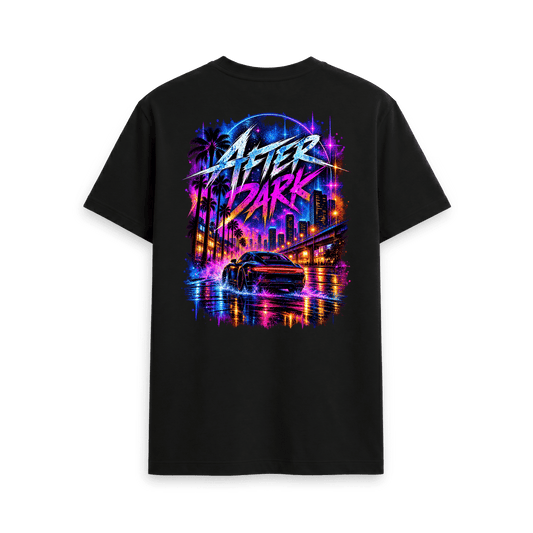 Black Printed T-shirt Back