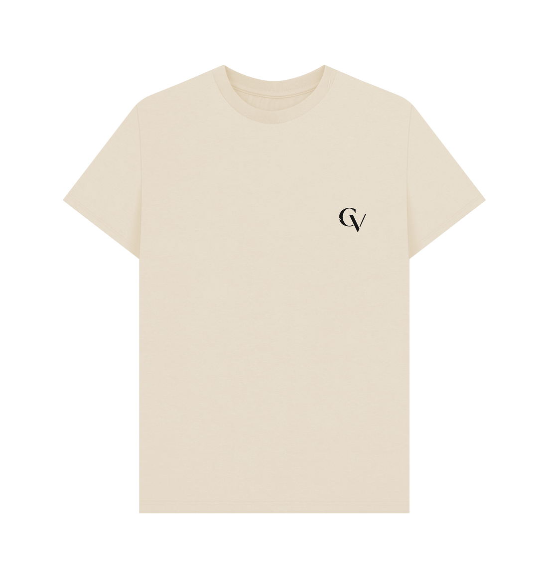 Front product image of the CARVÉ Core CV T-Shirt – Oat