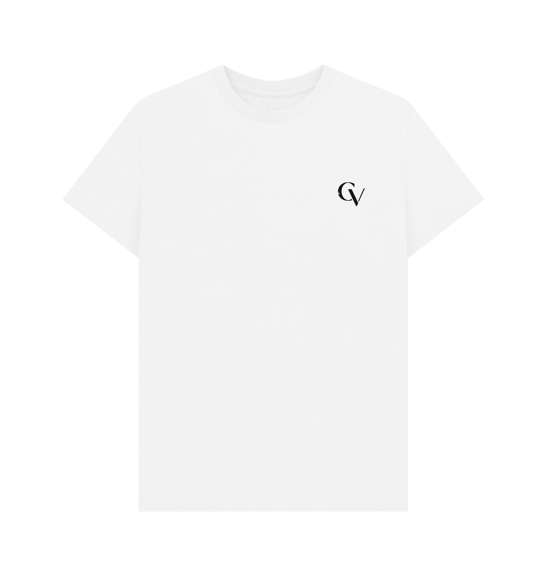 White Printed T-shirt Front