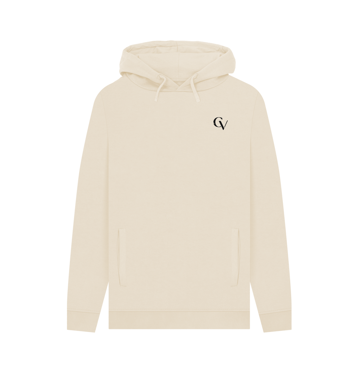 Oat Printed Hoody Front