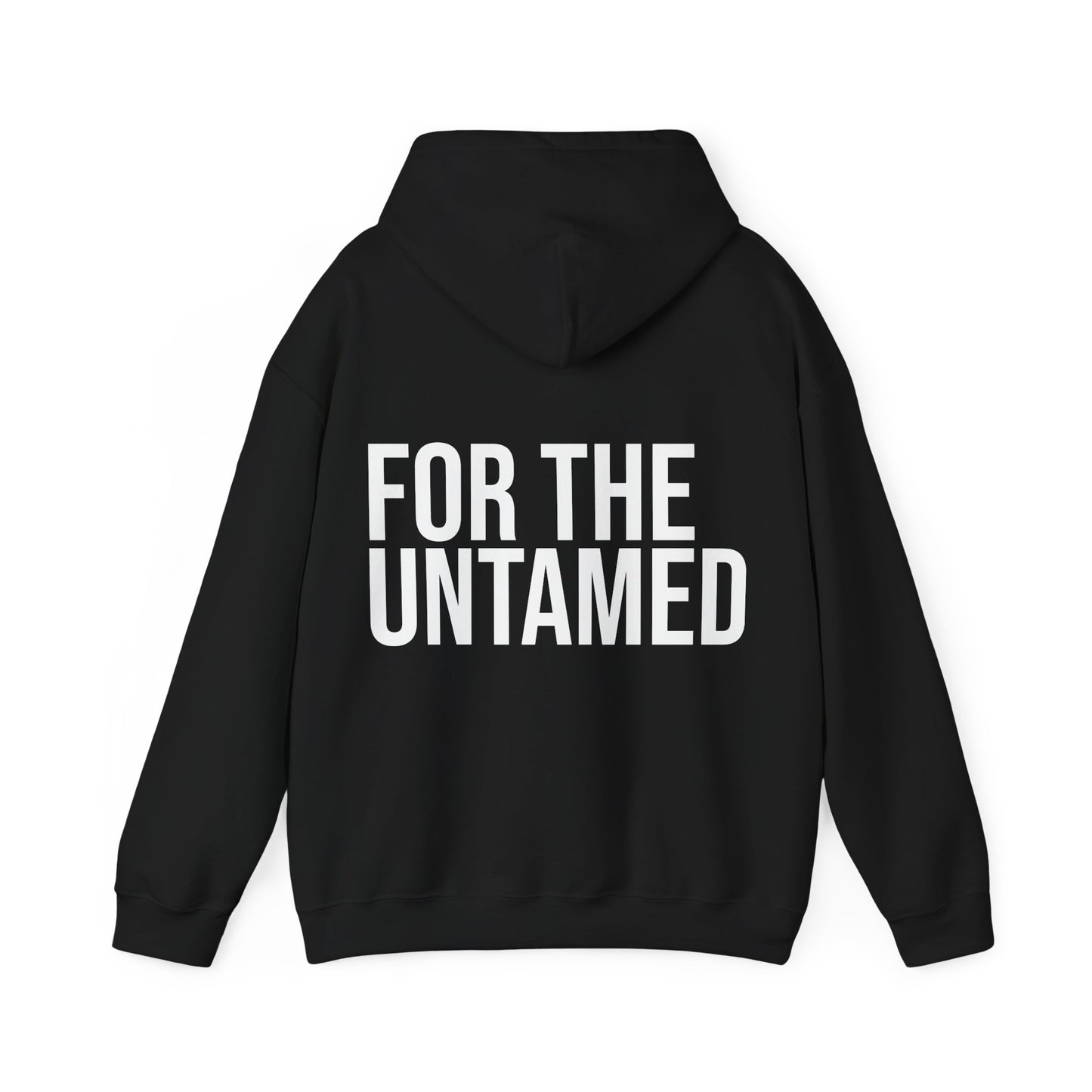 UNTLD Black Hoodie – “FOR THE UNTAMED”