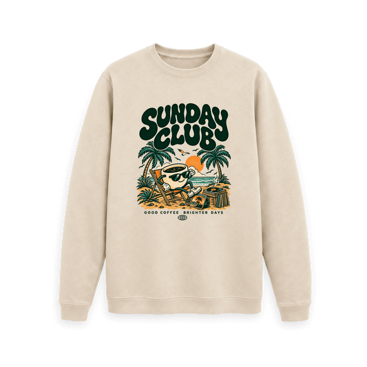 Oat Printed Sweater Front
