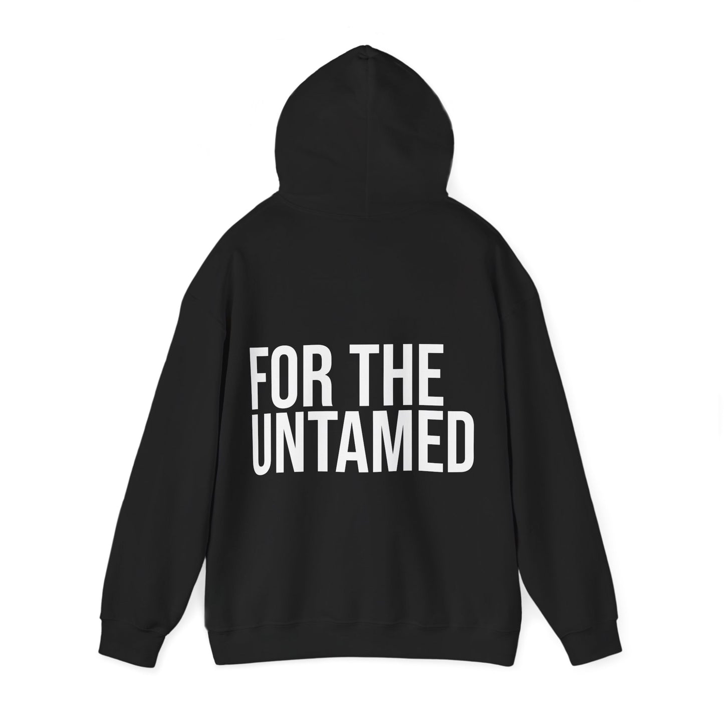 UNTLD Black Hoodie – “FOR THE UNTAMED”