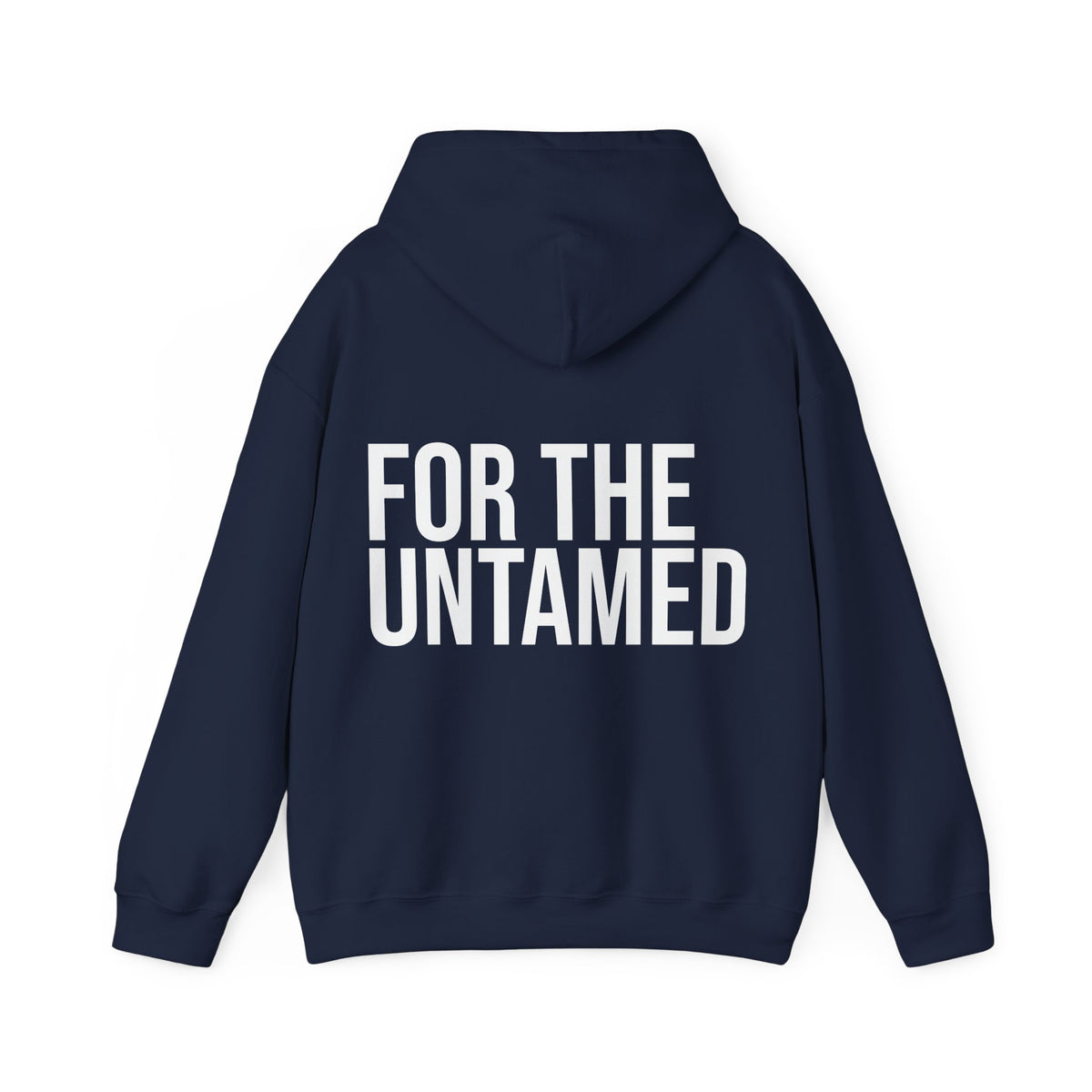 UNTLD Navy Hoodie – “FOR THE UNTAMED”