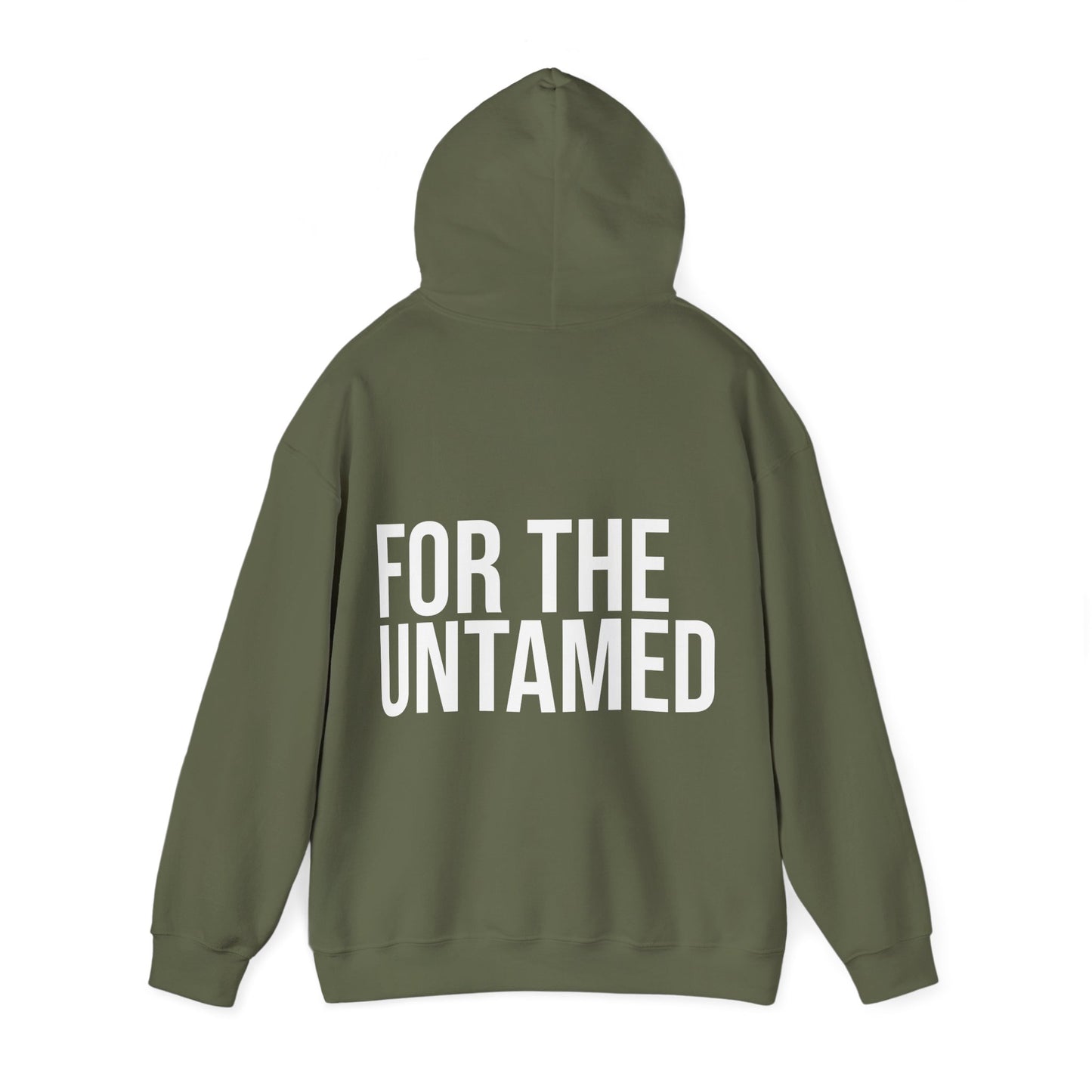 UNTLD Military Green Unisex Hoodie – “FOR THE UNTAMED”