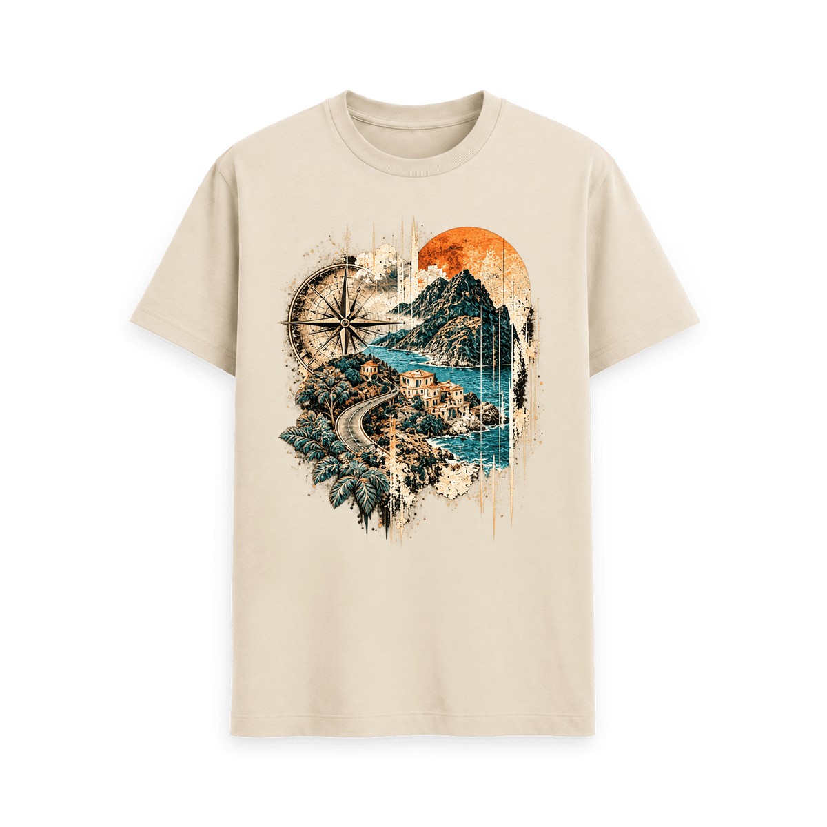 Oat Printed T-shirt Front