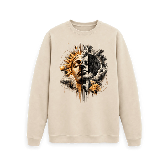 Oat Printed Sweater Front