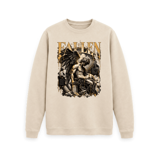 Oat Printed Sweater Front