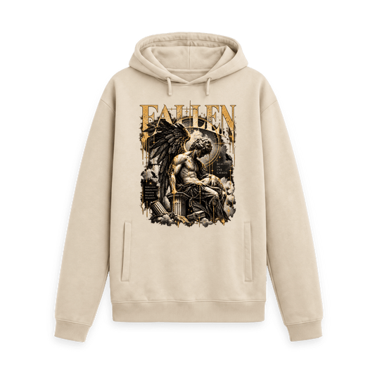 Oat Printed Hoody Front