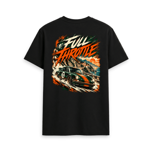 Black Printed T-shirt Back