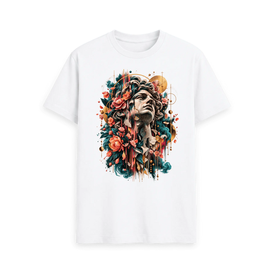 White Printed T-shirt Front