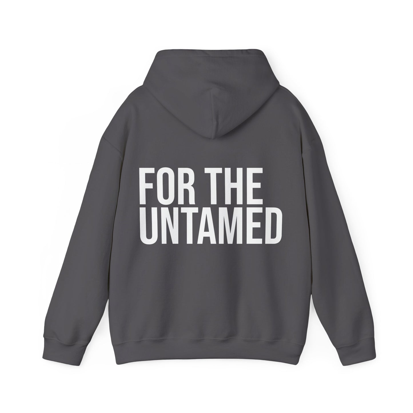 UNTLD Charcoal Hoodie – “FOR THE UNTAMED”