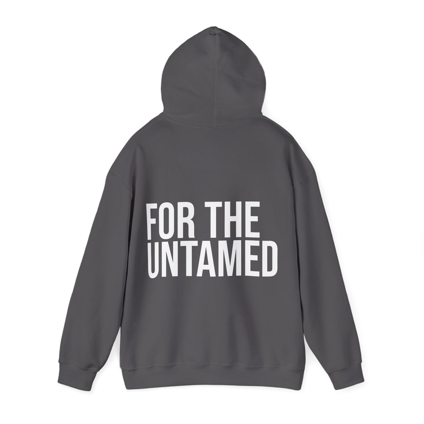 UNTLD Charcoal Hoodie – “FOR THE UNTAMED”