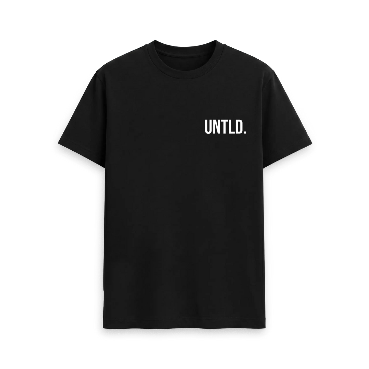 Black Printed T-shirt Front