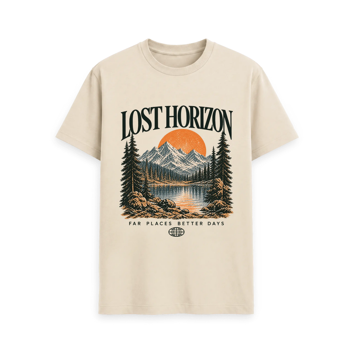 Oat Printed T-shirt Front