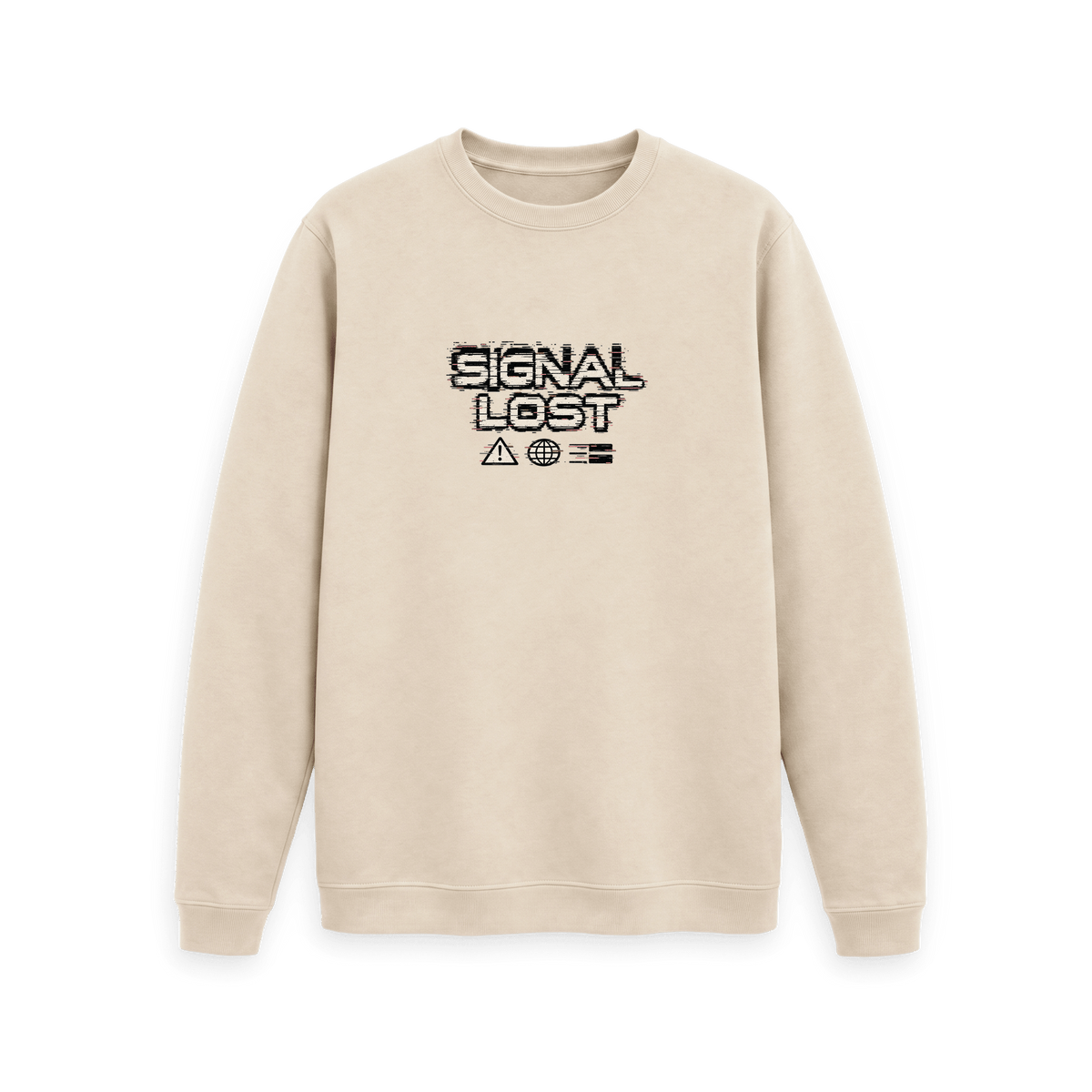 Oat Printed Sweater Front