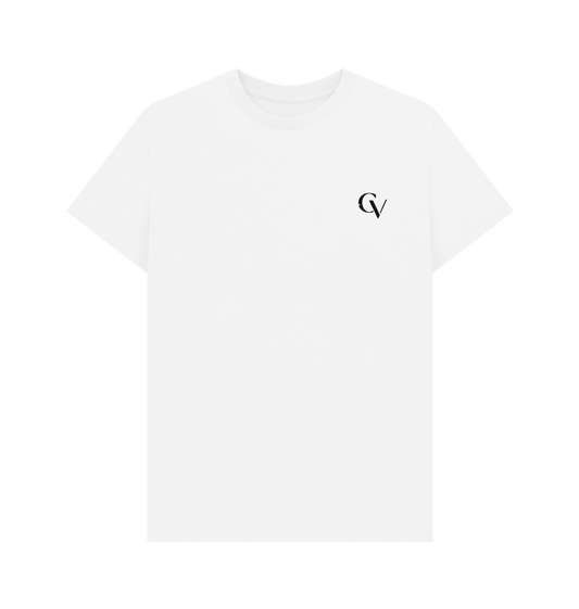 White Printed T-shirt Front