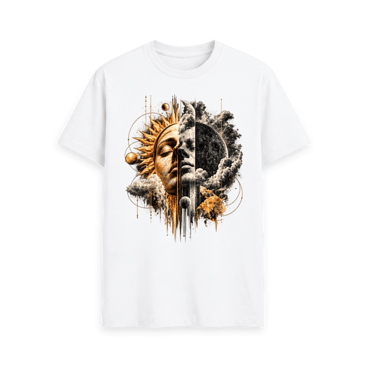 White Printed T-shirt Front
