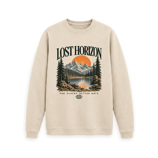 Oat Printed Sweater Front